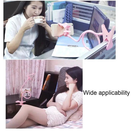Universal Flexible Long Arm Phone and Tablet Holder for Bedside Use