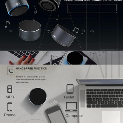 Compact Bluetooth Speaker With Hands Free Calling And LED Light portable bedside kitchen outdoor speaker with TF slot