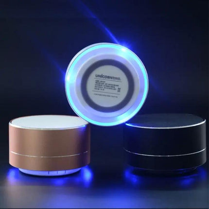 Compact Bluetooth Speaker With LED Light