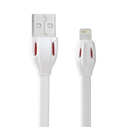 REMAX Cable for Travel and Daily Device Charging Needs - white USB to Lightning charging cable compact for travel and daily use