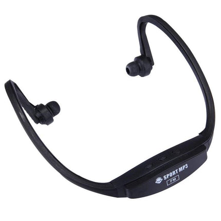 Sports Headphones With Micro SD Playback For Running And Cycling lightweight secure-fit MP3 player for runners