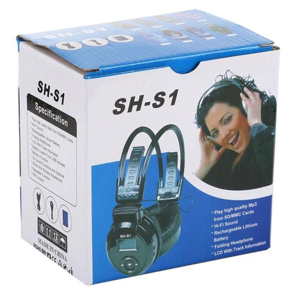 Wireless Headphones With Wired Backup For Commuting And Gym Use foldable Bluetooth headset with aux and microSD