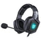 Onikuma Gaming Headphones With Mic And LED Lighting black over-ear headset with 50mm drivers and illuminated earcups