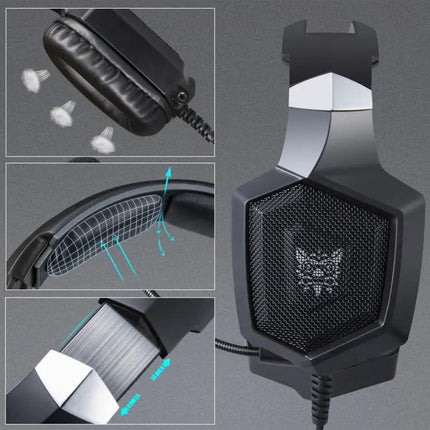 Onikuma Gaming Headset With Mic For PC And Voice Chat