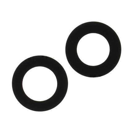Back Camera Lens Replacement for iPhone 16 Everyday Photography black circular lens gasket pair for cracked rear camera