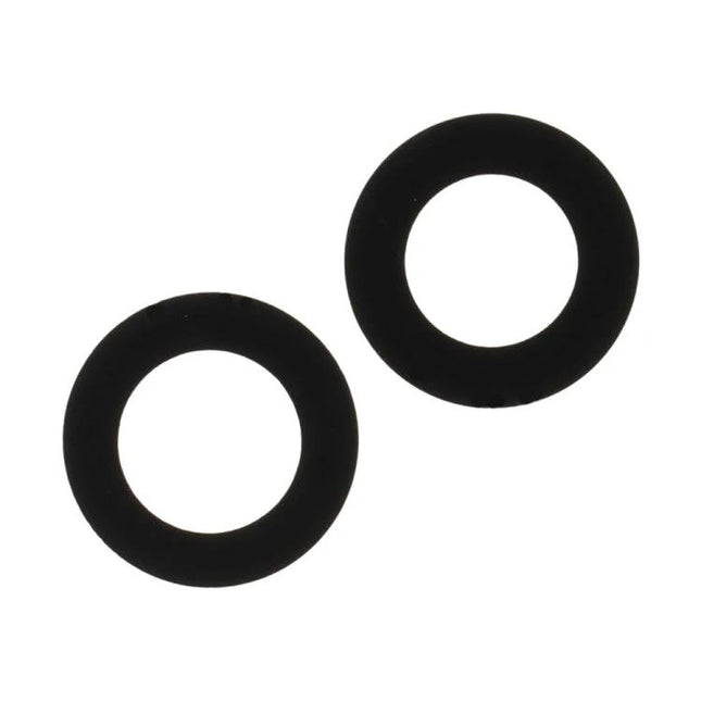 Back Camera Lens Replacement for iPhone 16 Everyday Photography black circular lens gasket pair for cracked rear camera