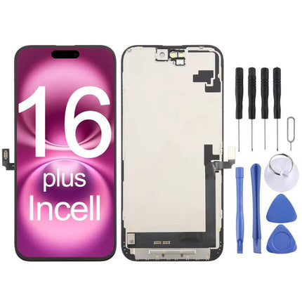 iPhone 16 Plus Screen Replacement for Everyday Activities LCD digitizer assembly with tools to fix cracked display
