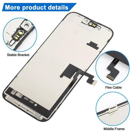Essential Screen Replacement for Daily iPhone 16 Pro Max Use - replacement display assembly with flex cable, stable bracket and middle frame