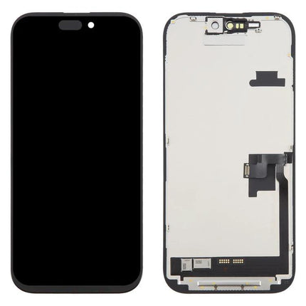 iPhone 16 Pro Replacement Screen for Daily Phone Use - front and back view of replacement display assembly for repairing cracked screens