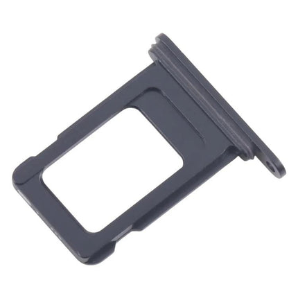 Essential SIM Card Tray for Daily iPhone Connectivity — replacement SIM tray for iPhone 16e, durable black metal part for smooth card swaps