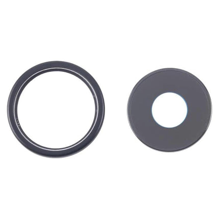 Replacement Camera Lens Cover for iPhone 16e Daily Upkeep - black circular rear camera lens cover and ring for iPhone 16e