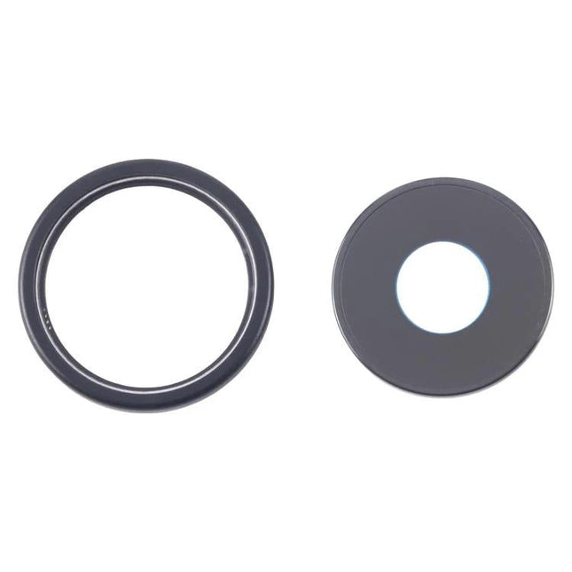 Replacement Camera Lens Cover for iPhone 16e Daily Upkeep - black circular rear camera lens cover and ring for iPhone 16e