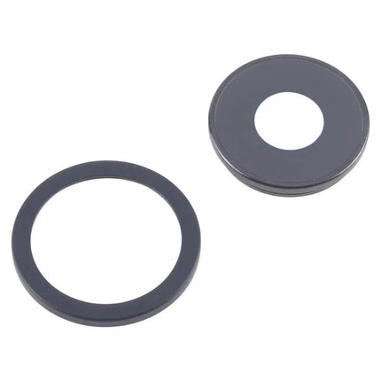 Replacement Camera Lens Cover for iPhone 16e Daily Upkeep - black circular replacement rear camera lens cover and gasket for restoring phone camera