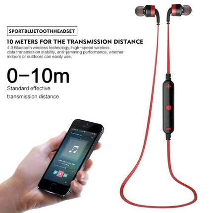 Awei Sport Bluetooth Earphones With Inline Controls red wireless sport earphones with inline mic and remote for running
