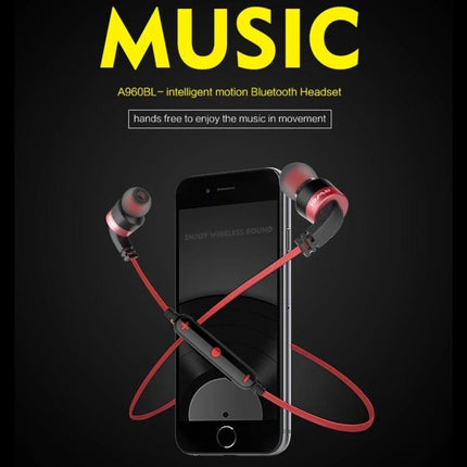 Awei Sport Bluetooth Earphones With Inline Controls red wireless sport earbuds with inline mic and Bluetooth 4.0 for running