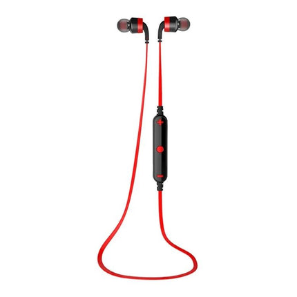 Awei Sport Bluetooth Earphones With Inline Controls red wireless sport earphones with inline mic and volume buttons