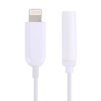 8-Pin Male To 3.5mm AUX Female Adapter Cable 10cm For iOS