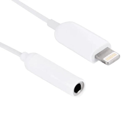 8-Pin Male To 3.5mm AUX Female Adapter Cable 10cm For iOS