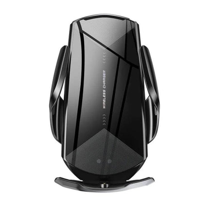 Q2 Magnetic Car Holder for Wireless Phone Charging - black 15W wireless charging car mount securing phone for navigation and hands-free calls
