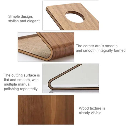 Lindens Wooden Desktop Phone Holder for Tablets and Phones