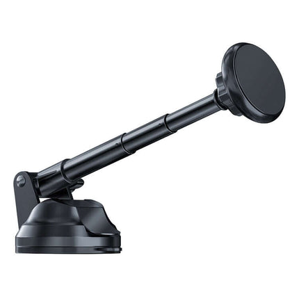 Universal Magnetic Rotating Car Phone Holder for Vehicles with 360° rotation, extendable anodized aluminum arm and strong magnetic suction