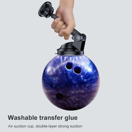 Universal Magnetic Rotating Car Phone Holder for Vehicles with 360° rotation, extendable anodized alloy arm and strong air-suction cup (washable)
