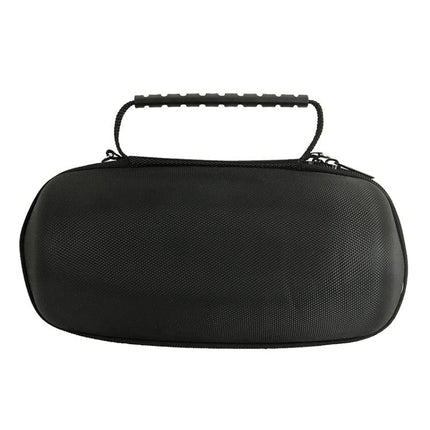 EVA Speaker Case With Hard Shell For Hiking And Camping - compact black semi-rigid protective carry case for Bluetooth speaker