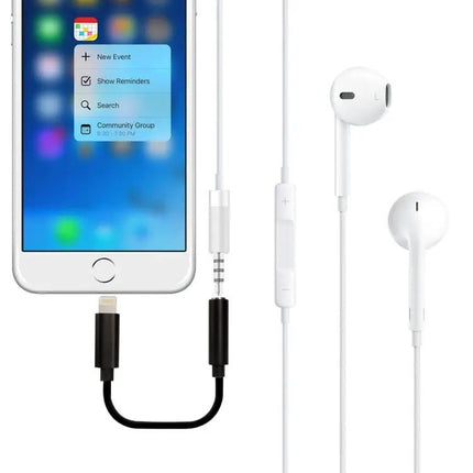 8-Pin 3.5mm Audio Adapter Cable 12cm iPhone