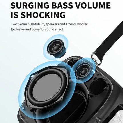 HOPESTAR Portable Bluetooth Speaker With Stand