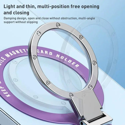 Ultra-Thin Metal Phone Holder for Hands-Free Viewing | Syndmart