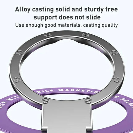 Ultra-Thin Metal Phone Holder for Hands-Free Viewing | Syndmart