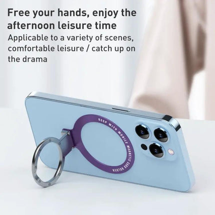Ultra-Thin Metal Phone Holder for Hands-Free Viewing | Syndmart