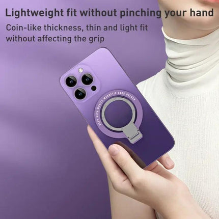 Ultra-Thin Metal Phone Holder for Hands-Free Viewing | Syndmart