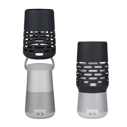 Bose Silicone Protective Case For Revolve Speaker Everyday Use black shock-absorbing silicone cover on Revolve+