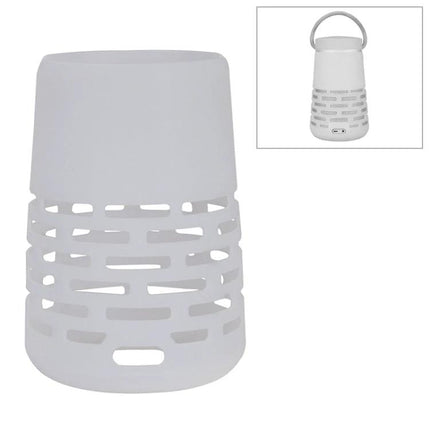 Bose Silicone Protective Case For Revolve Speaker Everyday Use white shock-absorbing silicone cover with port openings