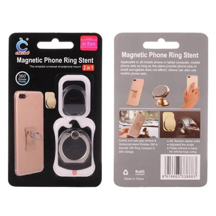Cmzact 2-in-1 Eagle Shape Magnetic Phone Ring and Car Mount Stand