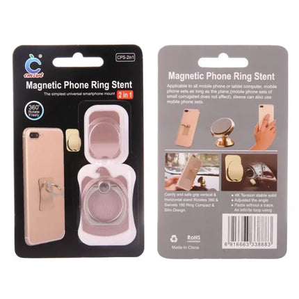 Cmzact 2 In 1 Eagle Shape Magnetic Phone Ring Mount