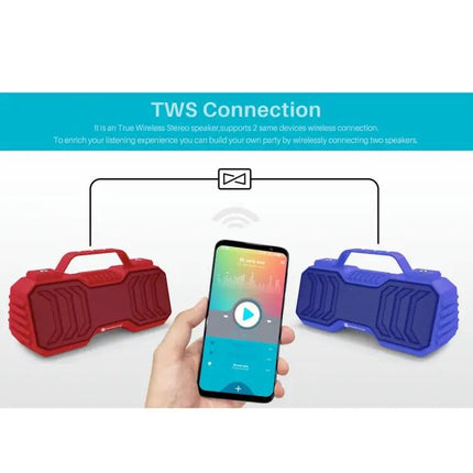 NewRixing Portable Speaker With FM Radio