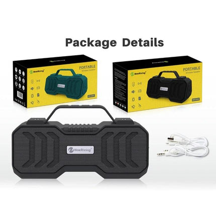 NewRixing Portable Bluetooth Speaker With FM