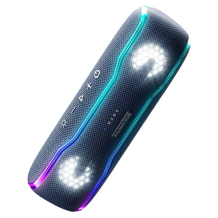 XDOBO Portable Bluetooth Speaker For Outdoor Picnics with IPX7 splashproof design, lanyard, Bluetooth 5.0 and LED lights