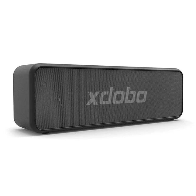 Alt Tag: XDOBO Portable Bluetooth Speaker For Outdoor And Home Use black water resistant 30W dual drivers portable sound