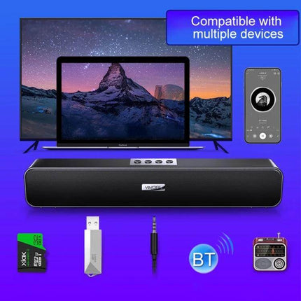 YINDIAO Wireless Bluetooth Speaker For Travel Home And Outdoor Use compact portable speaker with Bluetooth 5.0 and multi-inputs