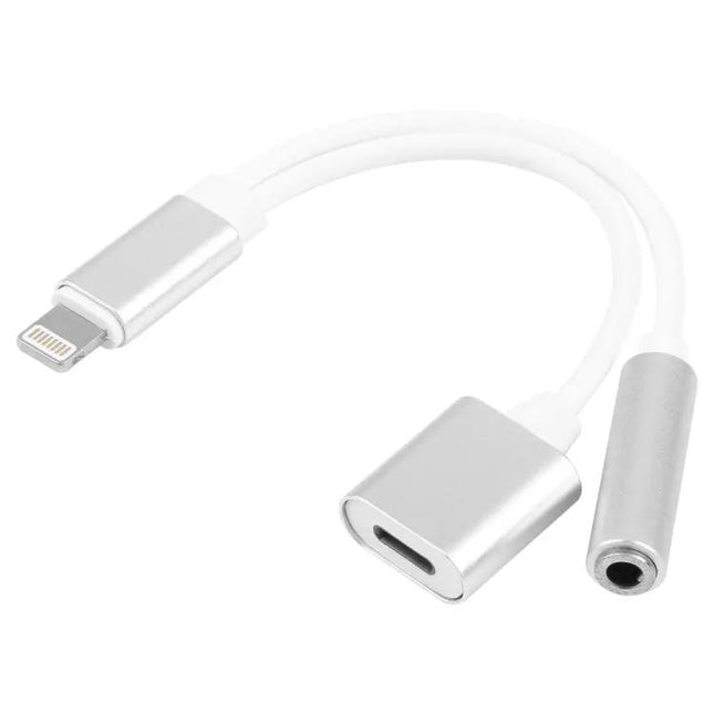 8-Pin Lightning Adapter Cable 10cm Female 3.5mm to Male | Syndmart