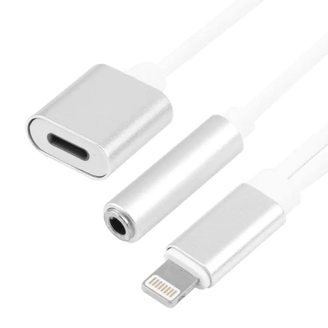 8-Pin Lightning Adapter Cable 10cm Female 3.5mm to Male | Syndmart