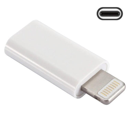 ENKAY Adapter for Daily iPhone Charging Connections compact white Lightning to USB-C adapter for portable daily charging