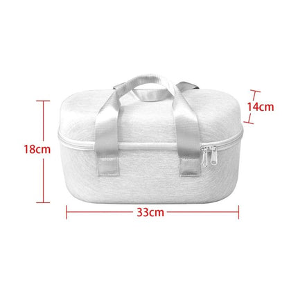 Sony Compact Carrying Case For Portable Speaker And Accessories hard EVA shell with flannel lining, mesh pocket, 33x18x14cm