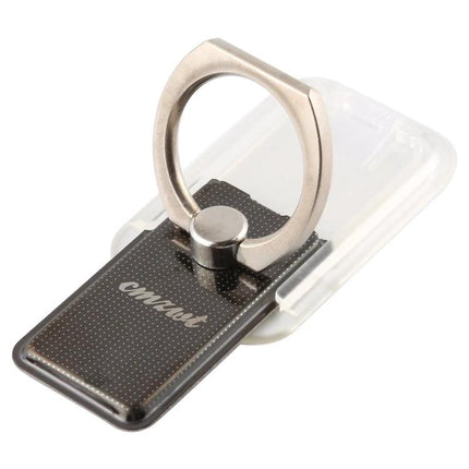 Versatile 360-Degree Rotating Magnetic Phone Holder Stand mounted on phone case with metal ring for hands-free viewing