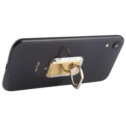 Versatile 360-Degree Rotating Magnetic Phone Holder Stand mounted on phone for hands-free viewing during video calls, navigation, and cooking