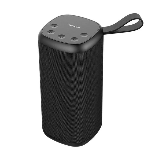 Zealot Compact Bluetooth Speaker For Travel And Commute portable black speaker with TF slot hand strap Bluetooth 5.0 for travel