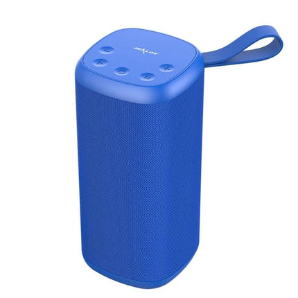 Zealot Compact Bluetooth Speaker For Travel And Commute in blue with hand strap TF card slot Bluetooth 5.0 for portable use